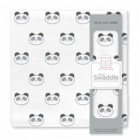 Пеленка детская тонкая Muslin Swaddle Blanket Single, Panda Single