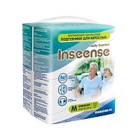 Inseense Daily Comfort Подгузники для взрослых размер M (70-130 см), 10 шт