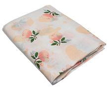 Трусишка Муслиновая пеленка "Розовые пионы", 120x120 см