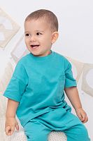 CROCKID Футболка зеленый водопад к399, размер - 48/74