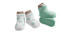 UVITON Набор носочков (Лапки мята) 0-6мес., 2 шт