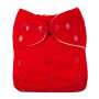 Qianquhui Многоразовый подгузник на кнопках, цвет - Красный, от 3 - 15 кг