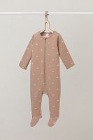 CROCKID Комбинезон для новорожденных К 6192, цвет: кунжут, маленькие солнышки, размер - 36/56