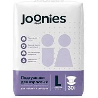 Joonies Подгузники для взрослых, размер L (85-150 см), 30 шт