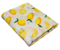 Трусишка Муслиновая пеленка "Желтые лимоны", 120x120 см