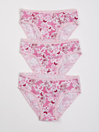 VIVA MAMA Трусы "Бабочки на белом", размер - (86-48), 3 шт VIVA MAMA Трусы "Бабочки на белом", размер - (86-48), 3 шт