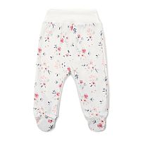 ГАМ Ползунки Цветок (интерлок белый) RC 105-5, размер 36/56, 1 шт (цвета в ассортименте)