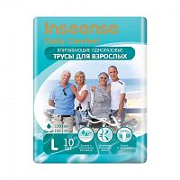 Inseense Daily Comfort Подгузники-трусики для взрослых размер L (100-135 см), 10 шт
