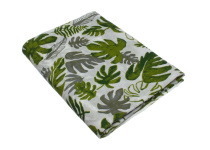 Трусишка Муслиновая пеленка "Зеленые листья", 120x120 см