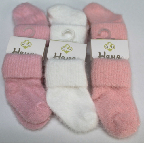 "Няня" Носки детские, ангорка, для девочки, 0-6 мес., 1 шт., цвета в ассортименте