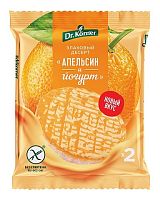 Dr. Korner Злаковый десерт «Апельсин и йогурт» рисовый, 34 г 