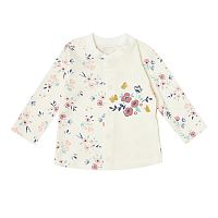 Гам Кофточка Цветок (интерлок белый) ДИ105-3/1, размер 36/56