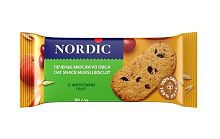 NORDIC Печенье мюсли из овса с фруктами, 30г