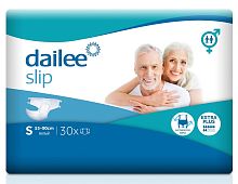 Dailee Подгузники для взрослых Extra Plus, размер S (60-90 см), 30 шт.